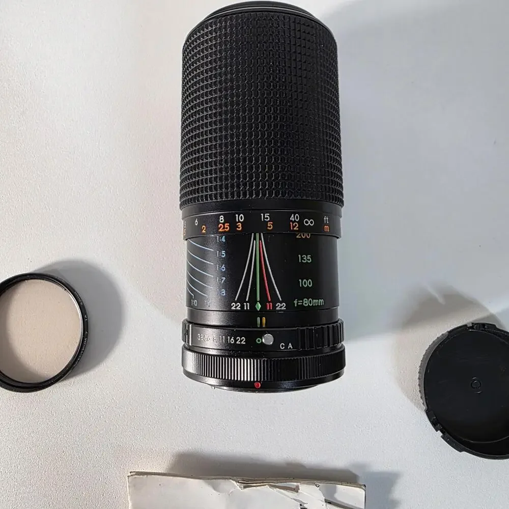 Promaster AF Zoom Multi-Coated 80-200mm 1:3.8 Lens Excellent Cond.